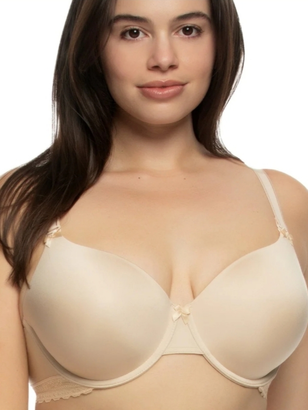 paramour cushion comfort t-shirt bra with multi-way straps size 36ddd